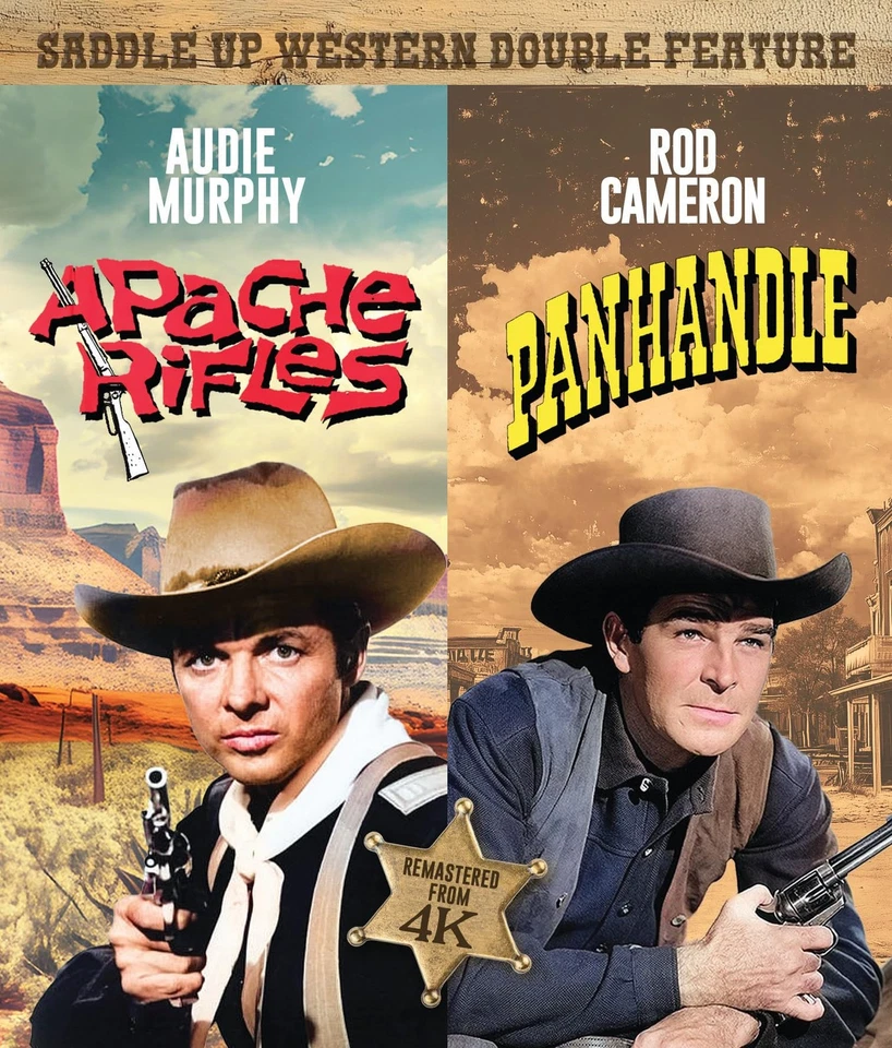 Saddle Up Westerns: Apache Rifles + Panhandle Restored Dou (Blu-ray) (US IMPORT) - Image 1 of 1