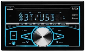 Boss 850brgb 2 Din, Bluetooth , MP3 ,  CD, USB Port, AUX In, Factory Refurbished - Picture 1 of 4