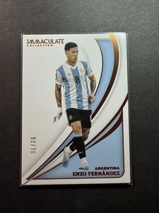 2024-25 Panini Immaculate Collection /70 Enzo Fernandez #55 Bronze Argentina - Picture 1 of 2