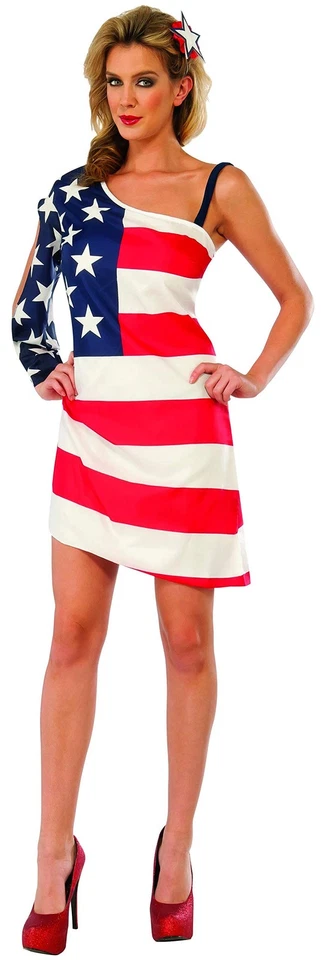 Disfraz Sweetie Estrella Lentejuelas Adulto 4 de Julio Mediano Foto 1 de 1