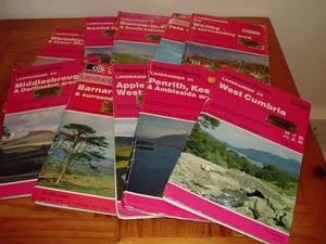 10 x ORDNANCE SURVEY LANDRANGER MAPS NORTHERN ENGLAND ISLE OF MAN WHITBY ETC - Picture 1 of 4
