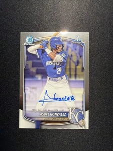2025 Bowman Chrome #CPA-AG Asbel Gonzalez 1st Prospect Auto Royals - Bild 1 von 11