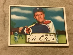 1952 Topps #14 Bob Elliott - Near Mint - Great Corners - No Creases - We’ll Cent - Picture 1 of 2