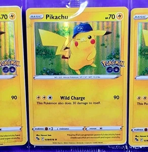 2022 Pokemon GO Pikachu Promo Karte 028/078 Neu Sealed GameStop Promo - Bild 1 von 2