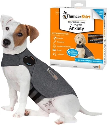 Thundershirt Anxiety Coat for Dog, S, Grey - Image 1 of 4