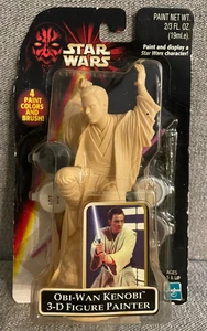Star Wars Episode I Obi-Wan Kenobi 3-D Figur Maler 4 Malfarben und Pinsel - Bild 1 von 6