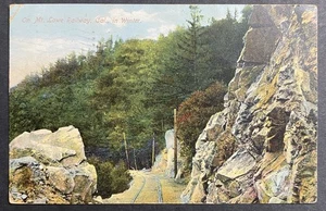 Mt Lowe Railway California CA In Winter Vintage Postcard 1908 - Picture 1 of 2