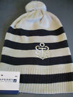 NWT $30 SPERRY TOP-SIDER KNIT WINTER HAT CAP EMBROIDERED LOGO OSFM