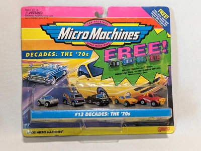 NIP RARE MINIS Micro Machine #13 decades the '70s Datsun pantera trans am ford - Image 1 of 4