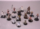 WotC Star Wars Miniatures Rebel Lot of 16 W/Cards Luke Skywalker C-3PO (302902)