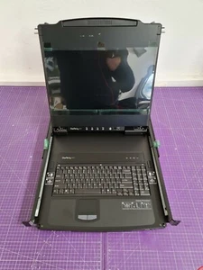 STARTECH 1U 17" Rackmount LCD Console VGA/DVI 17in 1080p QWERTY UR - Bild 1 von 12