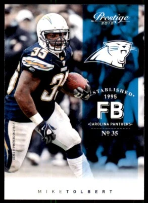 2012 Panini Prestige Mike Tolbert Football Cards #164 - Image 1 of 2