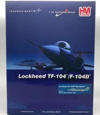 Hobby Master Lockheed TF-104G Starfighter Marineflieger 1985 Ha1062 1/72 - Immagine 1 di 2