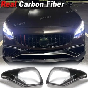 Real Carbon fibre Front Bumper Air Vent For Mercedes S C217 W217 S63 AMG Coupe - Picture 1 of 11