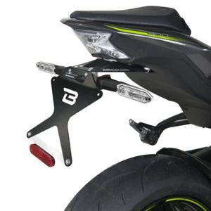 BARRACUDA PORTATARGA ALLUMINIO REGOLABILE X FRECCE OEM KAWASAKI Z 900 2021-2022 - Foto 1 di 2