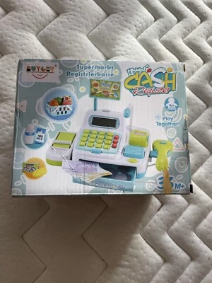 Juguete de caja registradora electrónica juguete estimula la imaginación para el rol Foto 1 de 2