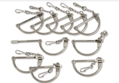 2 Genuine German Army Duffle Bag Lock Military Sea Sack D Ring Metal Luggage NEW - Image 1 of 4