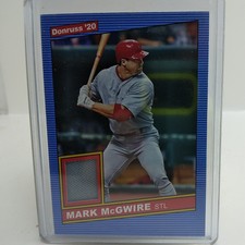MARK MCGWIRE 2020 Donruss Retro 1986 Jersey #86M-MM Cardinals