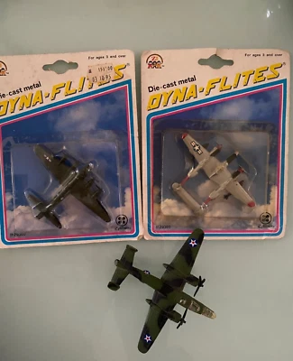 Lote de 3 aviones militares vintage 94 Dyna-Flites & Maisto DieCast metal vuelos Foto 1 de 4