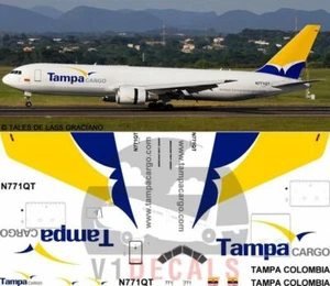 Calcomanías V1 Boeing 767-300 Tampa carga para kit de avión modelo 1/144 Zvezda V1D0138 - Imagen 1 de 8