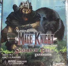 Factory Sealed Mage Knight Shades Of Tezla Expansion Pack ~ Board Game Expansion