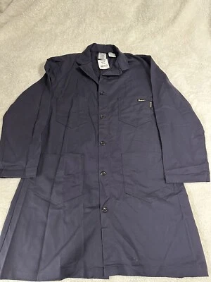 Workrite FR Lab Coat Jacket  XL -OR Blue Cat 2 Westex Ultra Soft 2112. 35OUT95NB - Image 1 of 4