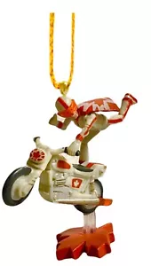 Toy Story 4 Duca Caboom Ornamento Figura Statuina 4" Biker Pvc Charm Woody Jessie - Foto 1 di 7