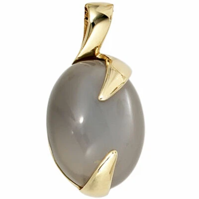 Colgante Con Piedra Lunar, Oro Amarillo 585, Para Damas - Imagen 1 de 4