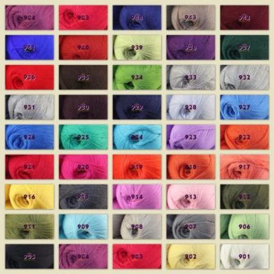 Multi Color 1 ball x 50gr LACE Crochet Acrylic Wool Cashmere Hand Knitting Yarn - Image 1 of 4