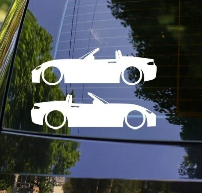 2x Calcomanías adhesivas bajadas de auto para Mazda Miata ND RF MX-5 Mk4 2015+ de arriba hacia abajo Foto 1 de 3