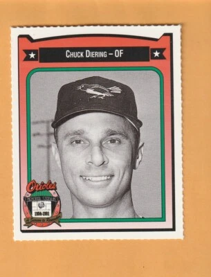 Chuck Diering Baltimore Orioles 1991 Crown #104 St. Louis Missouri 7O - Image 1 of 2