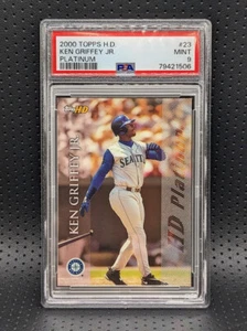 2000 Topps HD Ken Griffey Jr PLATINUM /100 *RARELY SEEN* PSA 9 MINT *FREE SHIP!* - Picture 1 of 4