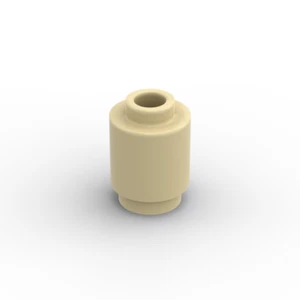 Lego 15x Rundstein 1x1 round brick stud open 3062b beige tan - Picture 1 of 1