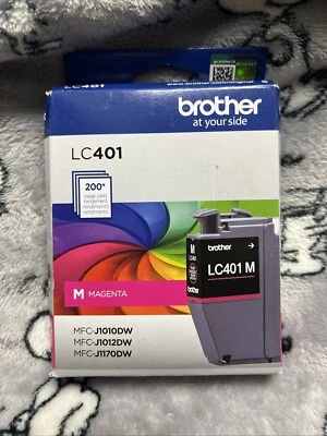 Cartucho de tinta magenta de rendimento padrão Brother LC401 (LC401MS) - Imagem 1 de 2