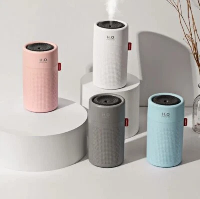 Luftbefeuchter, USB wiederaufladbar, 750ml, tragbar, LED Lichter, Diffusor - Bild 1 von 4