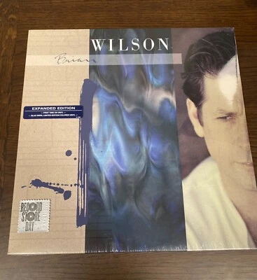 BRIAN WILSON VINYL self titled LP SEALED Expanded 2LP RSD Version BLUE SWIRLED - Image 1 of 4