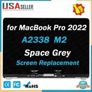 13” for MacBook Pro 13 A2338 M2 2022 Retina LCD Screen Replacement Assembly A++ - Picture 1 of 5