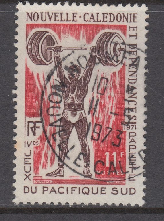 New Caledonia - 11f 4th South Pacific Games, Papeete (Used) 1971 (CV $6) - Image 1 of 1