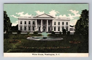 Washington DC-White House, Antique, Vintage Souvenir Postcard - Bild 1 von 2