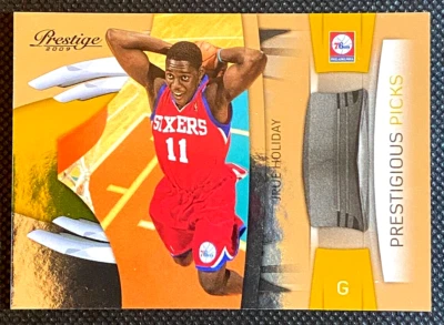 EXCELENTE TARJETA RC JRUE HOLIDAY 2009 PANINI PRESTIGE ROOKIE GOLD SP/100 H647 Foto 1 de 4