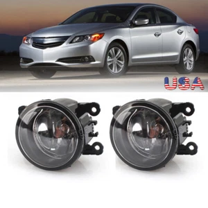 PAIR Front Bumper Clear Lens Fog Light Driving Lamp For Acura ILX 2013 2014 2015 - Picture 1 of 13