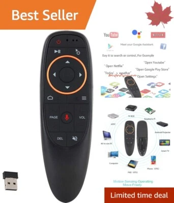 Universal Wireless Voice Remote Control - G10 Air Mouse - 2.4G Fly Mouse - Image 1 of 4