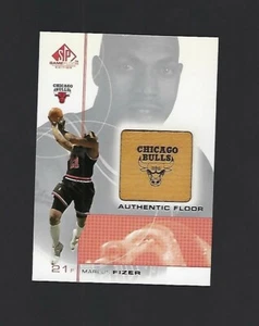 Auténtico piso Marcus Fizer 2001 Upper Deck SP - Imagen 1 de 1