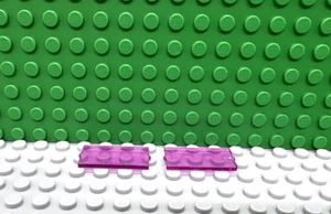 Lego 2 Trans Rosa Scuro 1x2x3 Pannello Finestra NUOVO - Foto 1 di 1