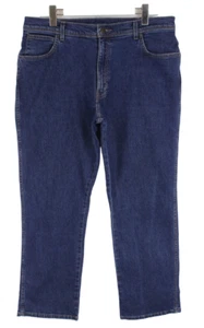 Wrangler Regular Fit STR Vaqueros Hombre W38/L30 Fade Efecto Zip Fly Azul Denim - Imagen 1 de 11