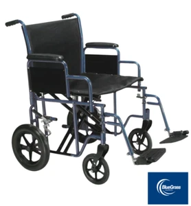Drive Medical Bariatric Steel Transport Chair Wheelchair NEW - Picture 1 of 1