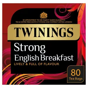 Twinings Strong English Breakfast 80 Teebeutel 250G UK - Bild 1 von 1