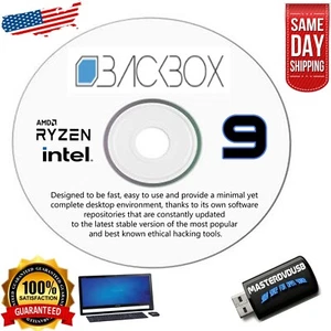 BackBox 9 Bootable Linux DVD – Fast, Minimal, and Optimized for Ethical Hacking - Picture 1 of 8