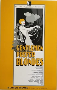 Gentlemen Prefer Blondes - Broadway Window Card 1995 - KT Sullivan - Bild 1 von 1