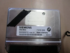 BMW 325i 530i E39 2001-2005 motor ECU módulo de control informático 7 519 308 - Imagen 1 de 4